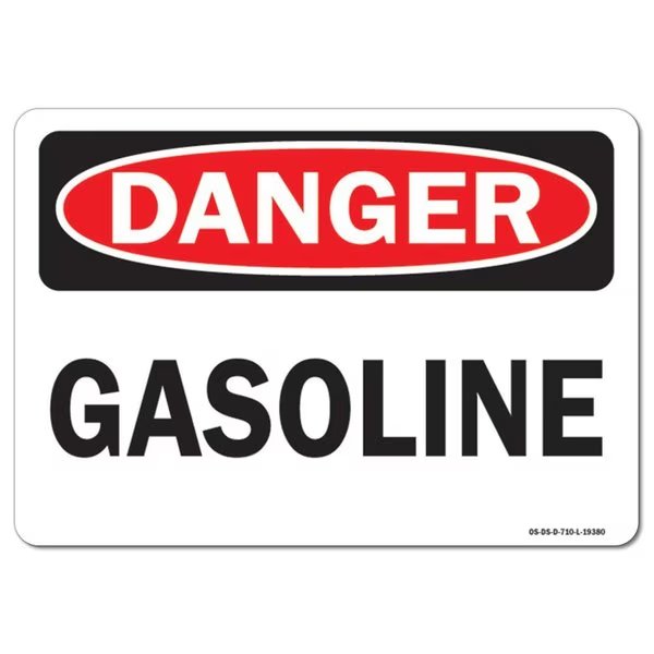 Safety Sign, OSHA Danger, 12